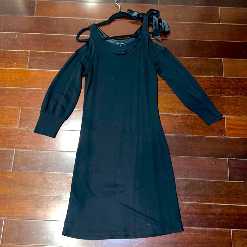 Theory dress jersey material with satin bow